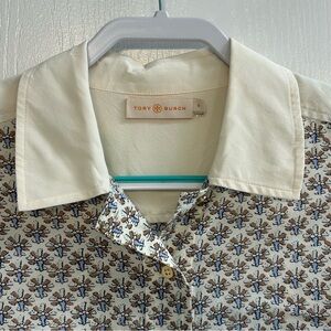 Tory Burch size 6 floral blouse